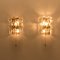 Palazzo Wall Light Fixtures in Gilt Brass and Glass by J. T. Kalmar, Set of 2 10