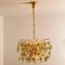 Large Brass and Crystal Chandelier by Ernst Palme, Germany, 1970s 10