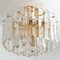 Palazzo Light Fixtures in Gilt Brass and Glass 19