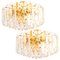 Palazzo Light Fixtures in Gilt Brass and Glass 1
