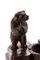 Antique Victorian Black Forest Carved Bear Match Stand, Image 4