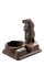 Antique Victorian Black Forest Carved Bear Match Stand 6