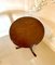 Antique George III Mahogany Wine Table/ Kettle Stand 3