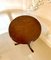 Antique George III Mahogany Wine Table/ Kettle Stand, Image 3