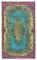 Turquoise Over Dyed Rug, Image 1