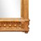 Espejo Imperio neoclásico rectangular de madera tallada a mano, años 70. Juego de 2, Imagen 3