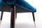 Mid-Century Italian Seating Set in Blue Velvet, 1950s, Set of 3 6