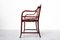 Bentwood Armchair in Beech and Fabric from Thonet, 1930s, Image 10