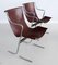 Italian Lounge Chairs by Ross Littell for ICF Milan, 1960s, Set of 4 3