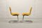 Dining Chairs in Yellow Leather & Chrome from Cidue, Italy, 1970s, Set of 4, Image 12