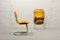 Esszimmerstühle aus gelbem Leder & Chrom von Cidue, Italien, 1970er, 4er Set 13