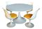 Tavolo e 4 sedie Tulip di Eero Saarinen per Play Italia, anni '70, set di 5, Immagine 1