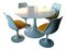 Table and 4 Chairs in Tulip Design by Eero Saarinen for Play Italia, 1970s, Set of 5 9