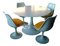 Tavolo e 4 sedie Tulip di Eero Saarinen per Play Italia, anni '70, set di 5, Immagine 9