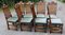 Oak Refectory Table with 8 Dining Chairs, 1960s, Set of 9 5