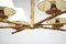 Vergoldete Bronze Deckenlampe im Stil von Garouste & Bonetti 3