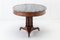 Early 19th Century French Round Mahogany Table with Marble Top, Image 1