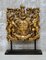 Victorian Cast Iron Royal Coat of Arms on Stand 1