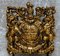 Victorian Cast Iron Royal Coat of Arms on Stand 2