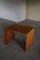 French Art Deco Minimalist Freestanding Desk in Burl Wood, 1930s, Image 5