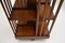 Antique Inlaid Walnut Revolving Bookcase 6