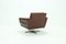 Vintage Skai Leather & Chrome Swivel Chair, 1960s 5
