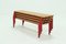 Mid-Century Steel and Beech Slat Bench from Marko, 1970s, Image 1