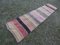 Vintage Turkish Striped Kilim Runner Rug, Image 4