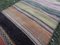 Vintage Turkish Striped Kilim Runner Rug, Image 11