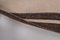 Tappeto vintage a tessitura piatta in canapa a righe, Turchia, Immagine 6