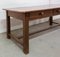 French Provincial Oak and Poplar Farm or Refectory Table, Late 19th-Century, Image 7