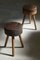 Swedish Primitive Stools in Solid Wood, Early 20th-Century, Set of 2 14