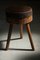 Swedish Primitive Stools in Solid Wood, Early 20th-Century, Set of 2 3