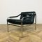 Black Leather Lounge Chair by Tim Bates for Pieff, 1970s 1