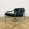 Black Leather Lounge Chair by Tim Bates for Pieff, 1970s, Image 1