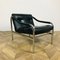 Black Leather Lounge Chair by Tim Bates for Pieff, 1970s 2