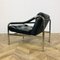Black Leather Lounge Chair by Tim Bates for Pieff, 1970s 8