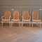 Weiße Esszimmerstühle aus Bugholz & Rattan von Thonet, 1970er, 4er Set 2