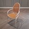 White Bentwood and Rattan Dining Chairs from Thonet, 1970s, Set of 4 8