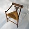 Antique Dutch Corner Chair with Rush Seat, 1900s, Image 6