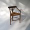 Antique Dutch Corner Chair with Rush Seat, 1900s 1