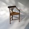 Antique Dutch Corner Chair with Rush Seat, 1900s, Image 1