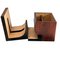 Sculpture PJ Box en Palissandre Cocobolo et Ébène avec Intérieur en Érable 4