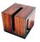 PJ Box Sculpture in Cocobolo Rosewood and Ebony with Birds Eye Maple Interior 2