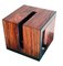 PJ Box Sculpture in Cocobolo Rosewood and Ebony with Birds Eye Maple Interior, Image 2
