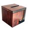 PJ Box Sculpture in Cocobolo Rosewood and Ebony with Birds Eye Maple Interior 1