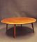 Large Oak Round Coffee Table from from H. Pander & Zn., the Netherlands, 1950s, Image 1