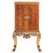 Antique Walnut and Gilt Cabinet on Stand 1
