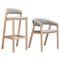 Gray Oslo Stool & Chair by Pepe Albargues, Set of 2 1