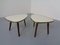 Mid-Century German Tripod Flower Side Tables, 1960s, Set of 2, Image 1